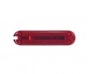 Задняя накладка для ножей Victorinox 58 мм пластиковая полупрозрачная красная C.6200.T4